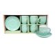 SIGMA Set porcelanskih šoljica za kafu 180ml 6/1 RXG-N240760B, mint - 3009769