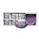 SIGMA Porcelanski set šoljica za kafu 180ml Cvet 6/1 RXG-N25708C, ljubičasta/bela - EP2855198