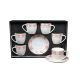 SIGMA Set porcelanskih šoljica za kafu 140ml 6/1 QRD2518-F - EP2860789