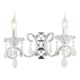 FORMA Zidna lampa kristal 2xE14 ML1403-2 CH - 004226