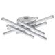Rabalux Plafonjera Nayara LED 40W srebrna (3014) - 3014