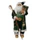 ENA Novogodišnja figura Deda Mraz 90cm 25EN1085, zelena - 30438