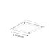 RABALUX Plafonjera Lars LED 18W - 3046