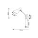 RABALUX Zidna lampa Alfons bela, E27 25W - 3050-1