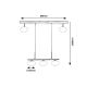 RABALUX Visilica Calista crna, G9 28W - 3060