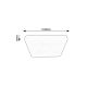 Rabalux Plafonjera Lucas LED 12W bela (3072) - 3072