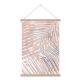 DEKOR DOM Slika Kakamono 60x90cm Pink Palm - 022840