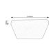 Rabalux Plafonjera Lucas LED 24W bela (3074) - 3074
