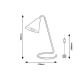Rabalux Stona lampa Monty E14 1x MAX 40W bela (3089) - 3089