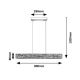 Rabalux Visilica Cinnamon LED 34W hrast (3091) - 3091