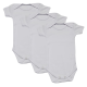 Corall Bodi Kratak Rukav Set Od 3 Belih - P-1175