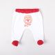 CRVENA ZVEZDA Pantalone za bebe, crvena/bela - 3104-21