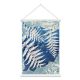 DEKOR DOM Slika Kakamono 60x90cm Blue Fern - 022842