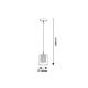Rabalux Visilica Duchess G9 1x MAX 40W hrom (3114) - 3114