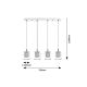 Rabalux Visilica Duchess G9 4x MAX 40W hrom (3116) - 3116-1