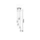 Rabalux Visilica Duchess G9 5x MAX 40W hrom (3117) - 3117-1-1