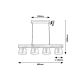 Rabalux Visilica Cardamom E14 4x MAX 40W srebreni hrast (3120) - 3120