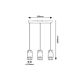 RABALUX Visilica Dimitri crna E27 40W - 3126
