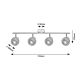 Rabalux Spot rasveta Grendel E14 4x MAX 40W bukva (3130) - 3130