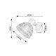 Rabalux Spot rasveta Rattan E14 1x MAX 15W mat crno (3133) - 3133-1-1