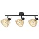 Rabalux Spot rasveta Rattan E14 3x MAX 15W mat crno (3135) - 3135