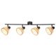 Rabalux Spot rasveta Rattan E14 4x MAX 15W mat crno (3136) - 3136