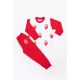 CRVENA ZVEZDA Pidžama sa svetlećim elementima  24, crvena/bela - 3136-svetleca
