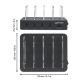 MANHATTAN Punjač 4-port 102261 5V/2.4V/34W/držač za telefon, crna - 37870