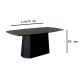 HANAH HOME Klub sto Lilyum Large, crna - EP3056921
