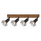 Rabalux Spot rasveta Zeus E14 4x MAX 40W hrast (3140) - 3140
