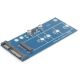 GEMBIRD EE18-M2S3PCB-01 M.2 (NGFF) to Mini SATA 1.8 SSD adapter card - 14277
