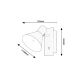 Rabalux Spot rasveta Alvaro E14 1x MAX 40W mat crno (3157) - 3157
