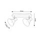 Rabalux Spot rasveta Alvaro E14 2x MAX 40W mat crno (3158) - 3158