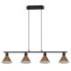 Rabalux Visilica Alvaro E27 4x MAX 40W mat crno (3160) - 3160