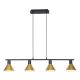 Rabalux Visilica Alvaro E27 4x MAX 40W mat crno (3160) - 3160