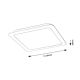 RABALUX Ugradna rasveta Shaun LED 12W - 3168