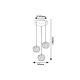 Rabalux Visilica Monet E27 3x MAX 40W hrom (3178) - 3178