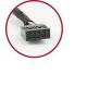 GEMBIRD CCUSBRECEPTACLE Double USB Receptacles on bracket 25cm - 1750-1
