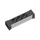 BACHMANN POWER FRAME Napojni modul GST18 3x šuko, kabl 0,2m, crni - 317.100