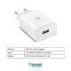 Kucni punjac Teracell Evolution TC-09 QC3.0 18W sa micro USB kablom beli CE - 223684