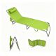 eHomeGarden Ležaljka sa tendom i jastukom zelena  184x55x24 cm - 32-711000-Z