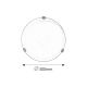 Rabalux Plafonjera Alabastro E27 1x MAX 60W belo staklo - alabaster (3201) - 3201