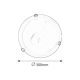 Rabalux Plafonjera Alabastro E27 1x MAX 60W belo staklo - alabaster (3203) - 3203