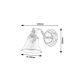 Rabalux Kupatilska rasveta Antoine E14 1x MAX 40W hrom (3207) - 3207
