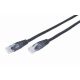 GEMBIRD PP12-0.5M/BK Mrezni kabl, CAT5e UTP Patch cord 0.5m black - 104479
