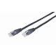 GEMBIRD PP12-2M/BK Mrezni kabl, CAT5e UTP Patch cord 2m black - 2850-1