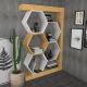 HANAH HOME Polica Artemis, svetlobraon/bela - EP3056939