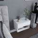 HANAH HOME Zidni noćni ormarić Jamot, bela - 322RTC1609