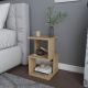 HANAH HOME Noćni stočić Carter, svetlobraon - 322RTC1630