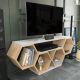 HANAH HOME TV komoda Bal, bela/krem - 322RTC2101